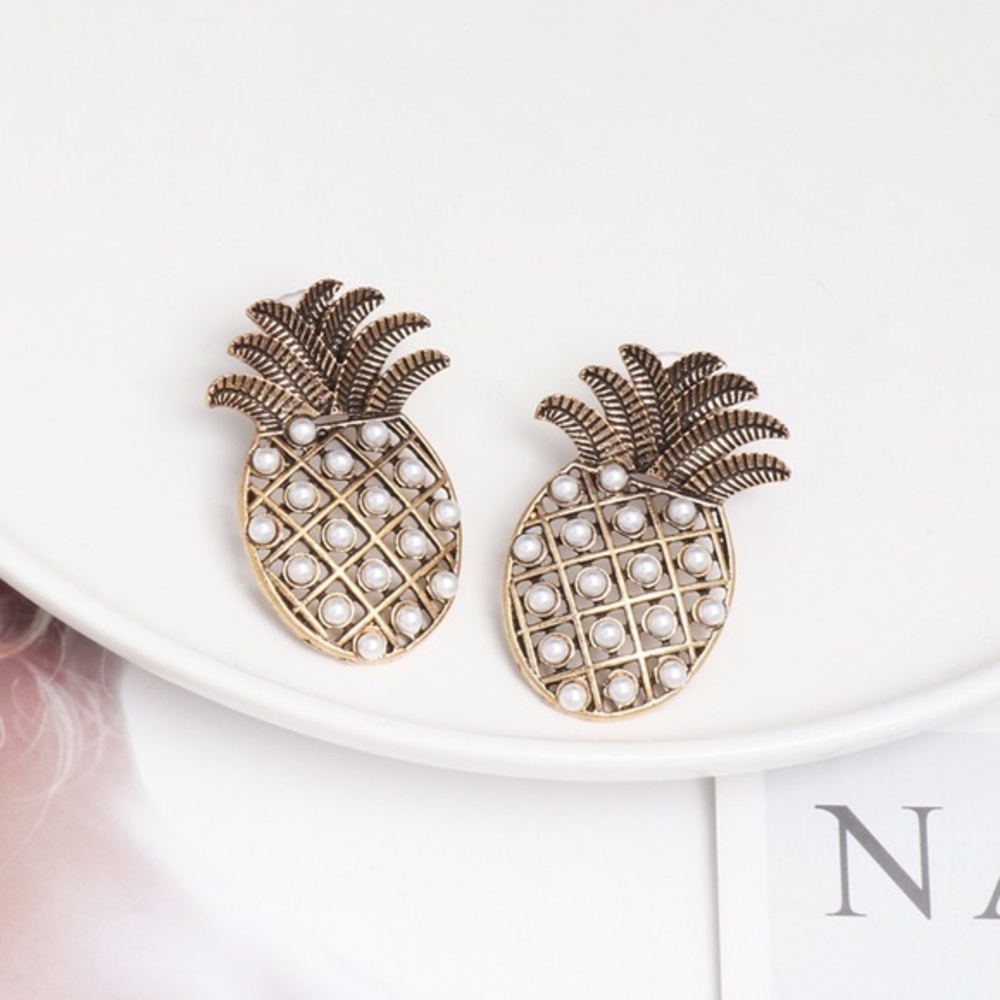 Pineapple earrings